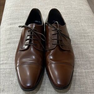 Men's Brown Leather Dress Shoes